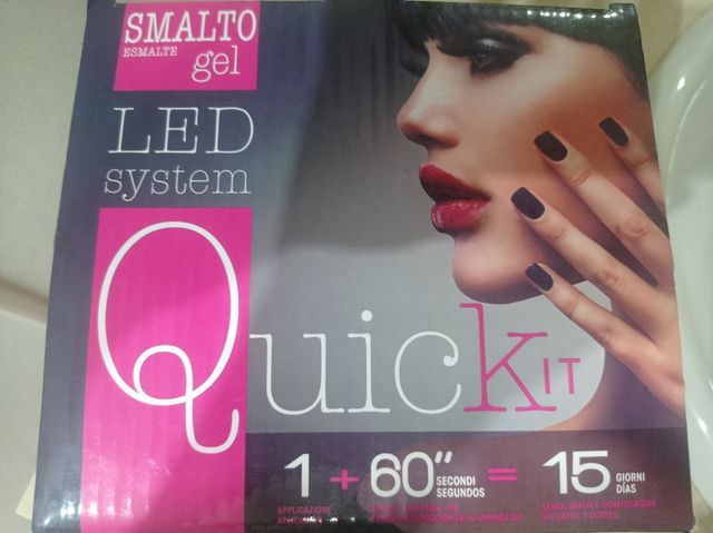 Lampara led y kit uñas 60 seg