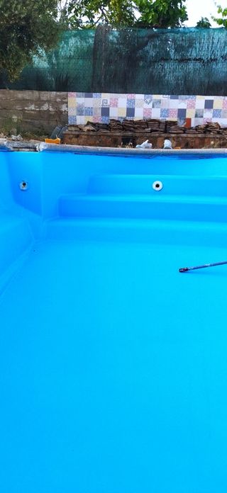 Limpiar lijar Y pintar las piscinas 
