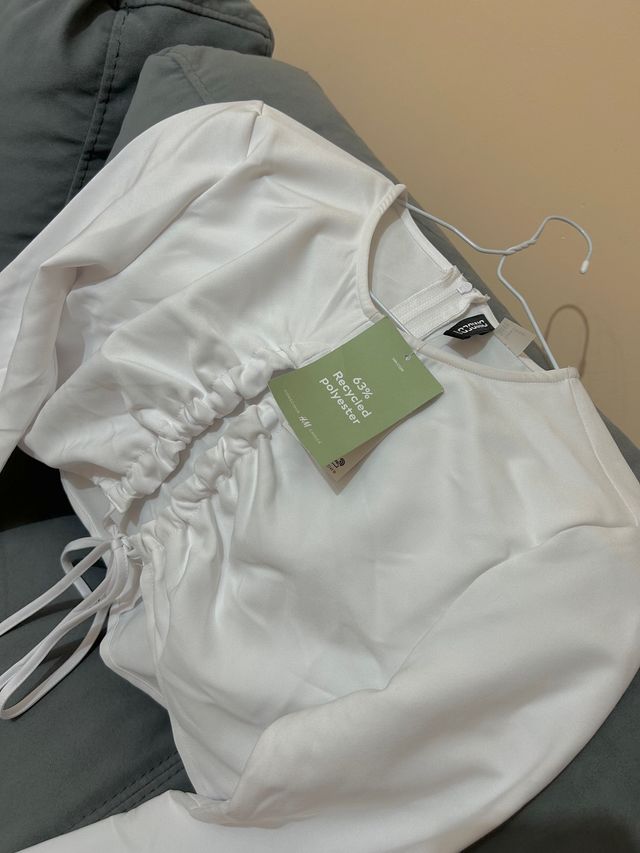 blusa con manga larga