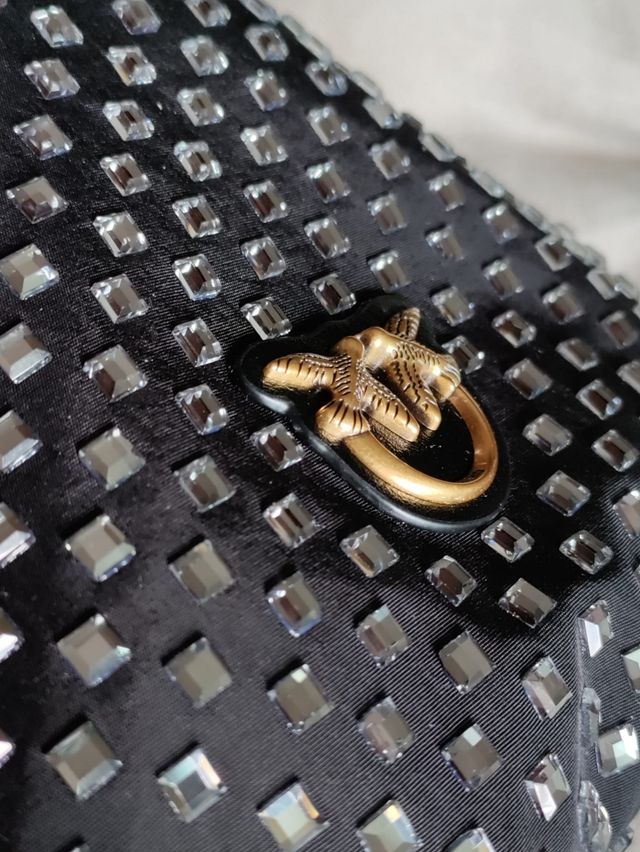 Borsa secchiello Pinko con paillettes