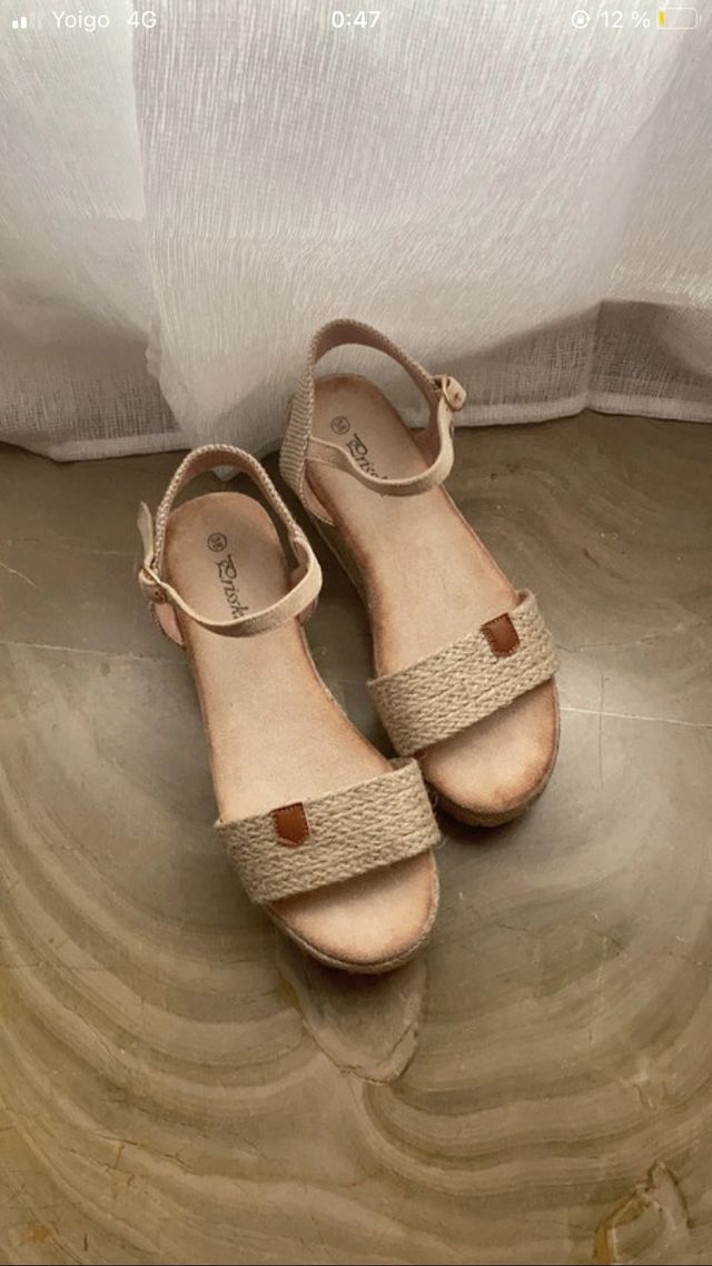 Sandalias esparto