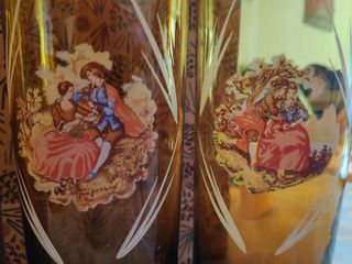 Juego de 6x Vasos Vintage + Cubitera