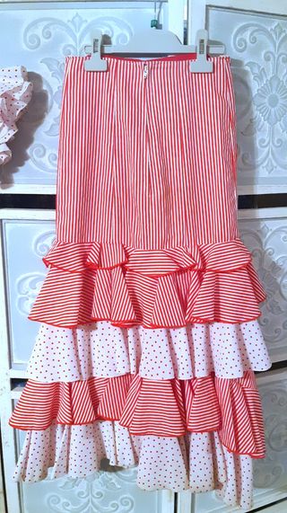 Traje vestido de flamenca
