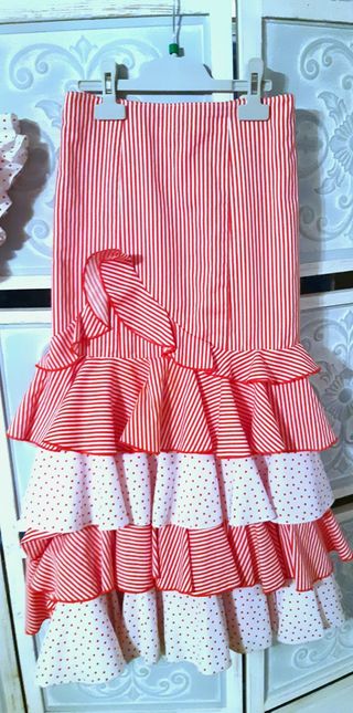 Traje vestido de flamenca