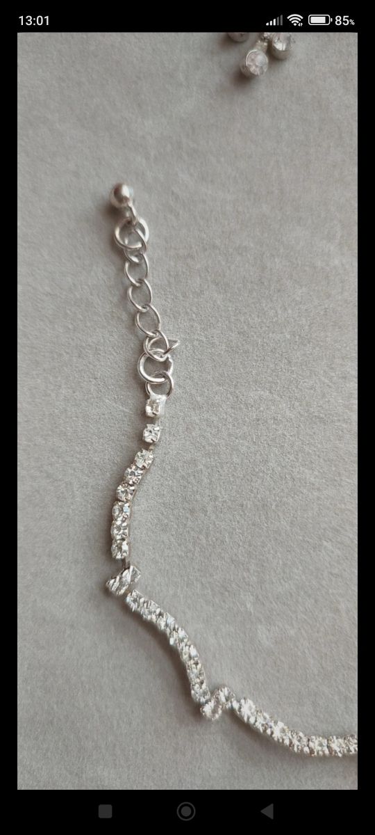 Bracciale e orecchini