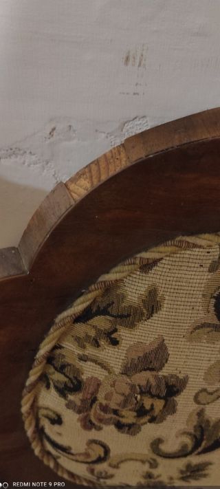 Sedie siciliane , Luigi Filippo in noce.