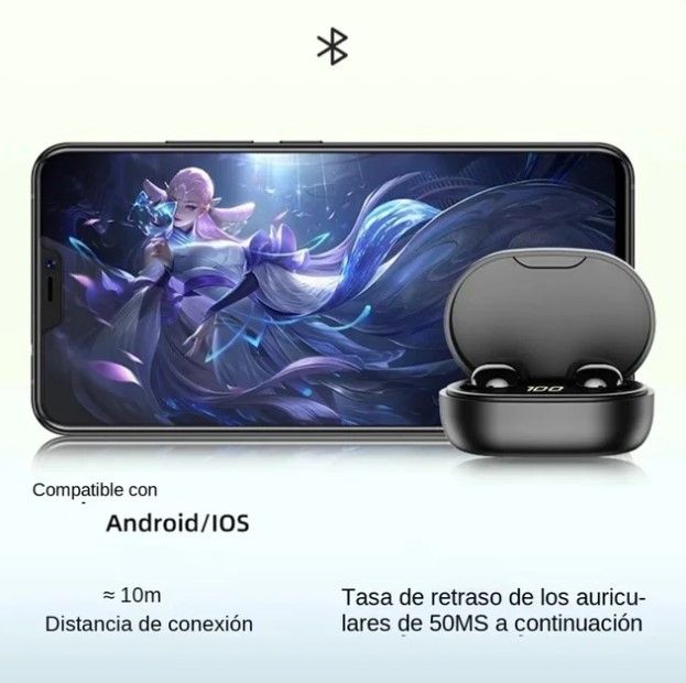 Auriculares inalámbricos E7s TWS con Bluetooth