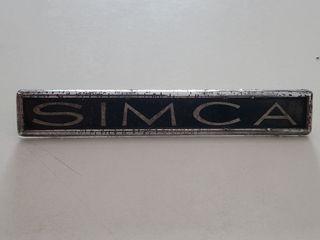 Targhetta effigge Original Simca