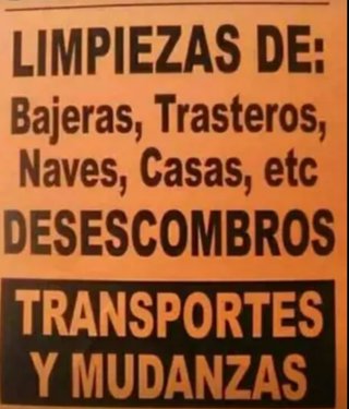 portes mudanzas y desescombros