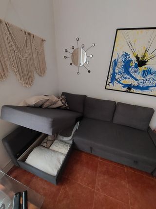 Sofacama Friheten IKEA almacenaje