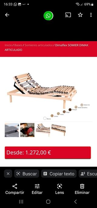 CAMA ARTICULADA ELECTRICA