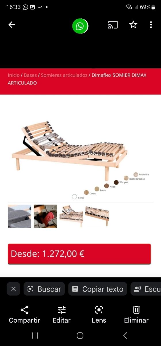 CAMA ARTICULADA ELECTRICA