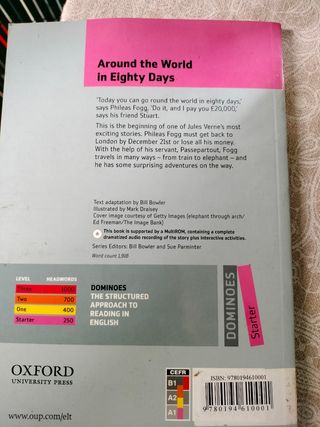 Libro lectura ingles