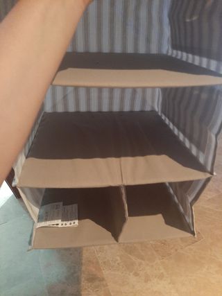 Estantería tela colgante y plegable Ikea