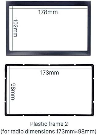 Espaçador universal 2 DIN para auto radio NOVO