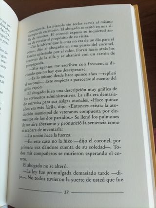 El coronel no tiene quien le escriba.