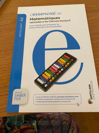 L’essencial de Matemàtiques II B