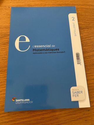L’essencial de Matemàtiques II B