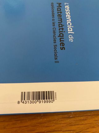 L’essencial de Matemàtiques II B