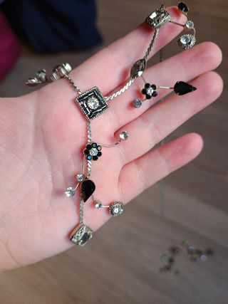 Conjunto gargantilla y pendientes