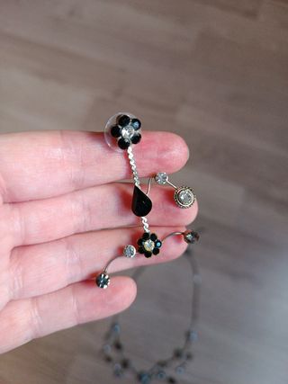 Conjunto gargantilla y pendientes