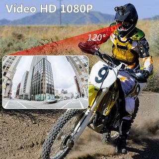 Mini Cámara Deportiva con Linterna SD 32GB