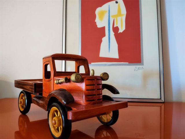 Camion in legno(camion jouet,camión ,de juguete)