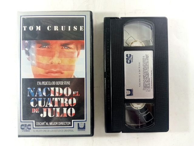 Nacido el cuatro de julio 1989 VHS Oliver Stone 