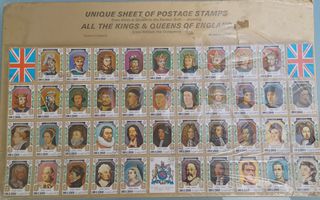 1971 Set n.41 francobolli anno 1971 re-regine UK