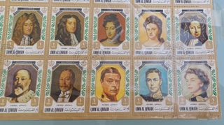 1971 Set n.41 francobolli anno 1971 re-regine UK