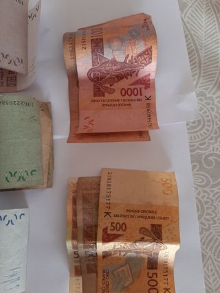 BILLETES FRANCS CFA