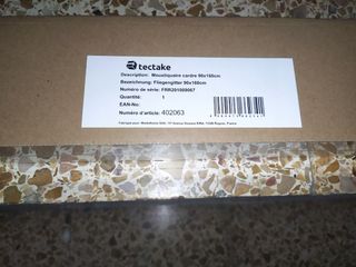 Mosquitera 65-90x5x160cm ajustable para ventana