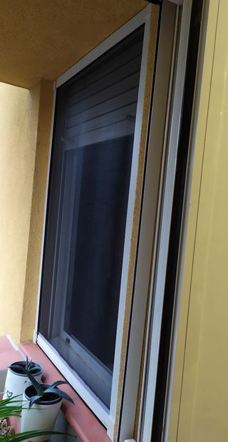 Mosquitera 65-90x5x160cm ajustable para ventana