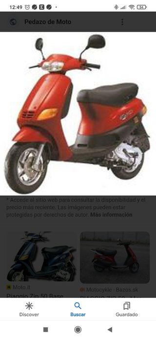 Piezas motor piagio zip aire 49 2t