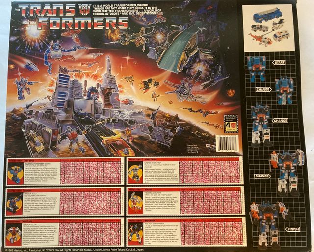 Transformers G1 Combiner DEFENSOR (KO VERSION)