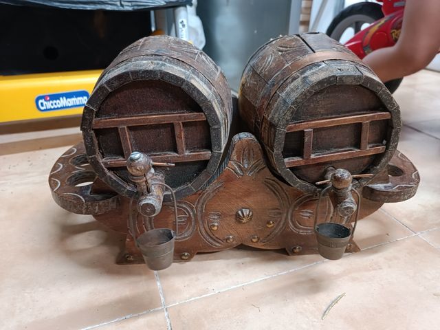 tinajas de madera decoracion uva ,vino