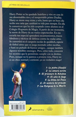 HARRY POTTER y la piedra filosofal