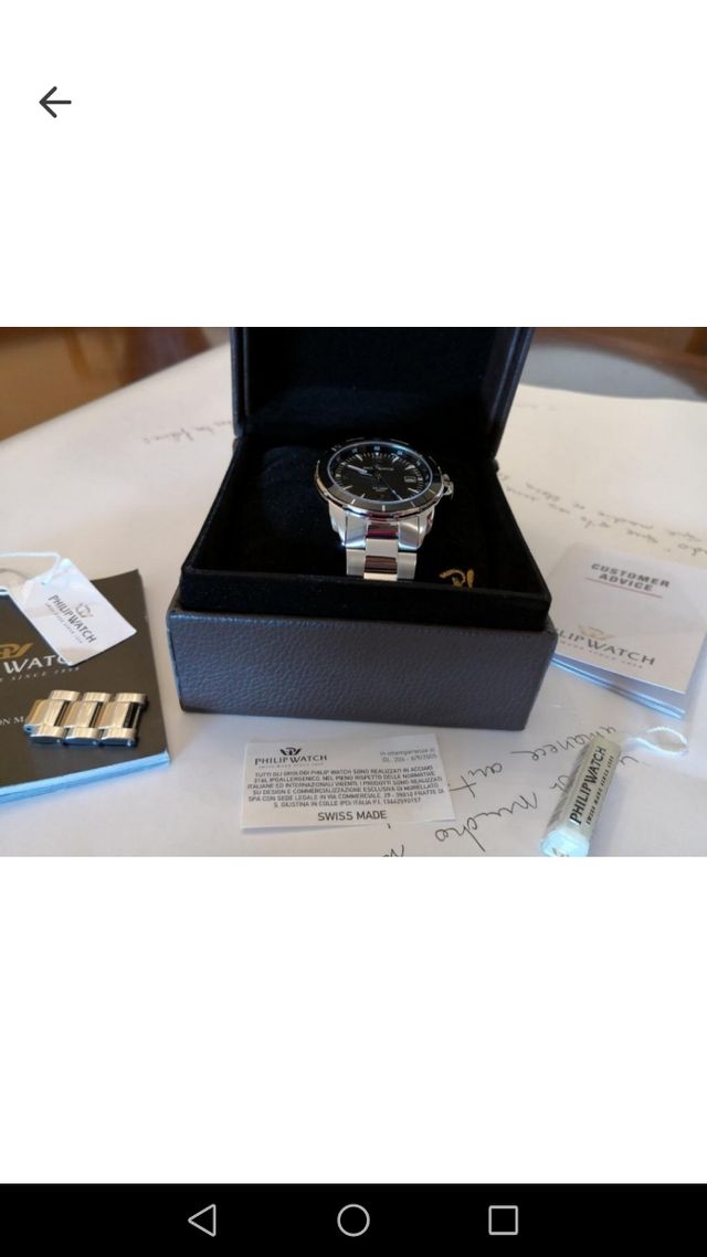 Reloj Suizo Philip Watch Automático