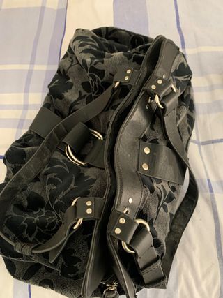 Bolso grande tela estampado