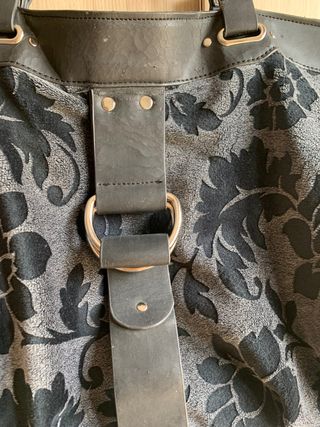 Bolso grande tela estampado