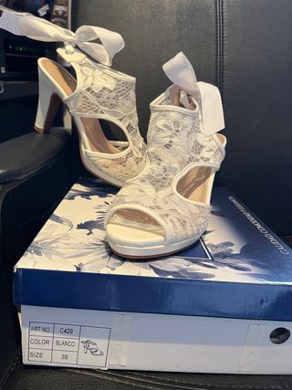 Zapatos de novia talla 39