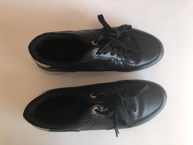 Zapatillas Deporte Negras Talla 39