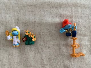 2 Figuras los pitufos Kinder Sorpresa