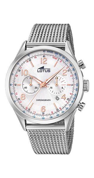 RELOJ LOTUS CRONO 18555/1 CORREA DE ACERO HOMBRE