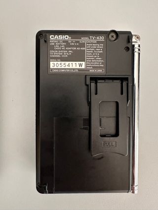 Mini TV Casio TV-430