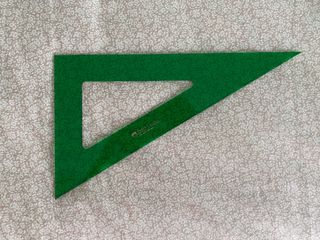 Escuadra y cartabón Faber Castell