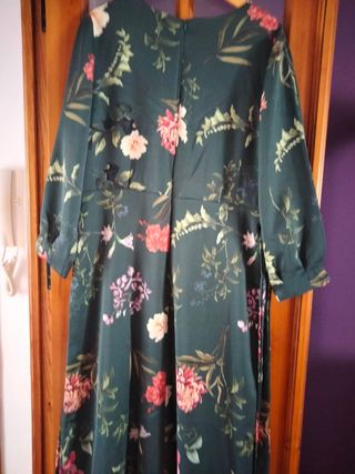 Vestido largo estampado 