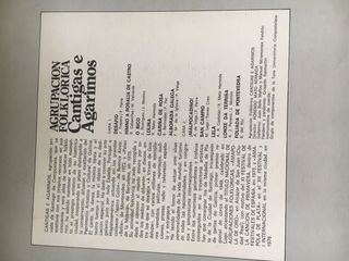 Cantigas y Agarimos . LP Vinilo