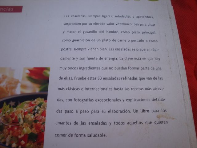 Dos libros sobre ensaladas y cocina sana