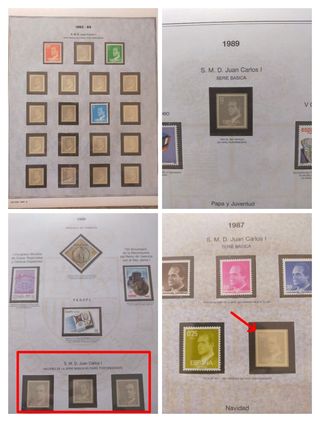 Sellos de España año 1975-2000